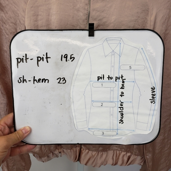 Zara Rose gold lightweight satin bomber jacket size small - Picture 12 of 12